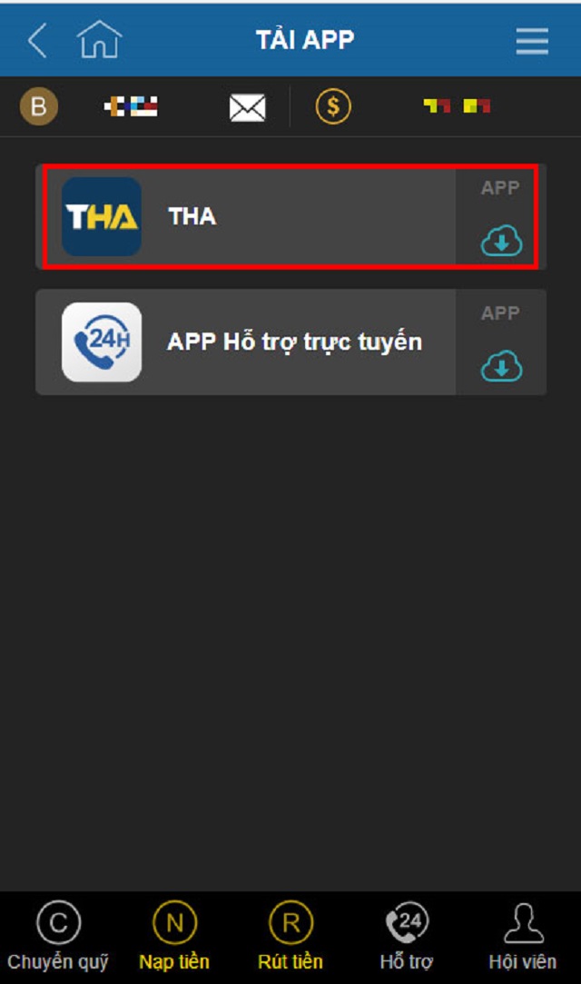 Tải app ThienHaBet cho điện thoại đơn giản