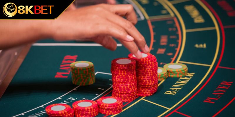 Luật chơi Baccarat về quy tắc đặt cược&nbsp;